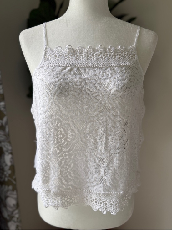 aerie Tops - NWT aerie White Lace Camisole